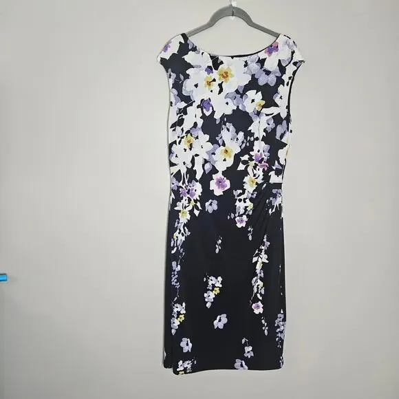 Lauren by Ralph Lauren Floral Dress Sz 14 - Picture 3 of 12